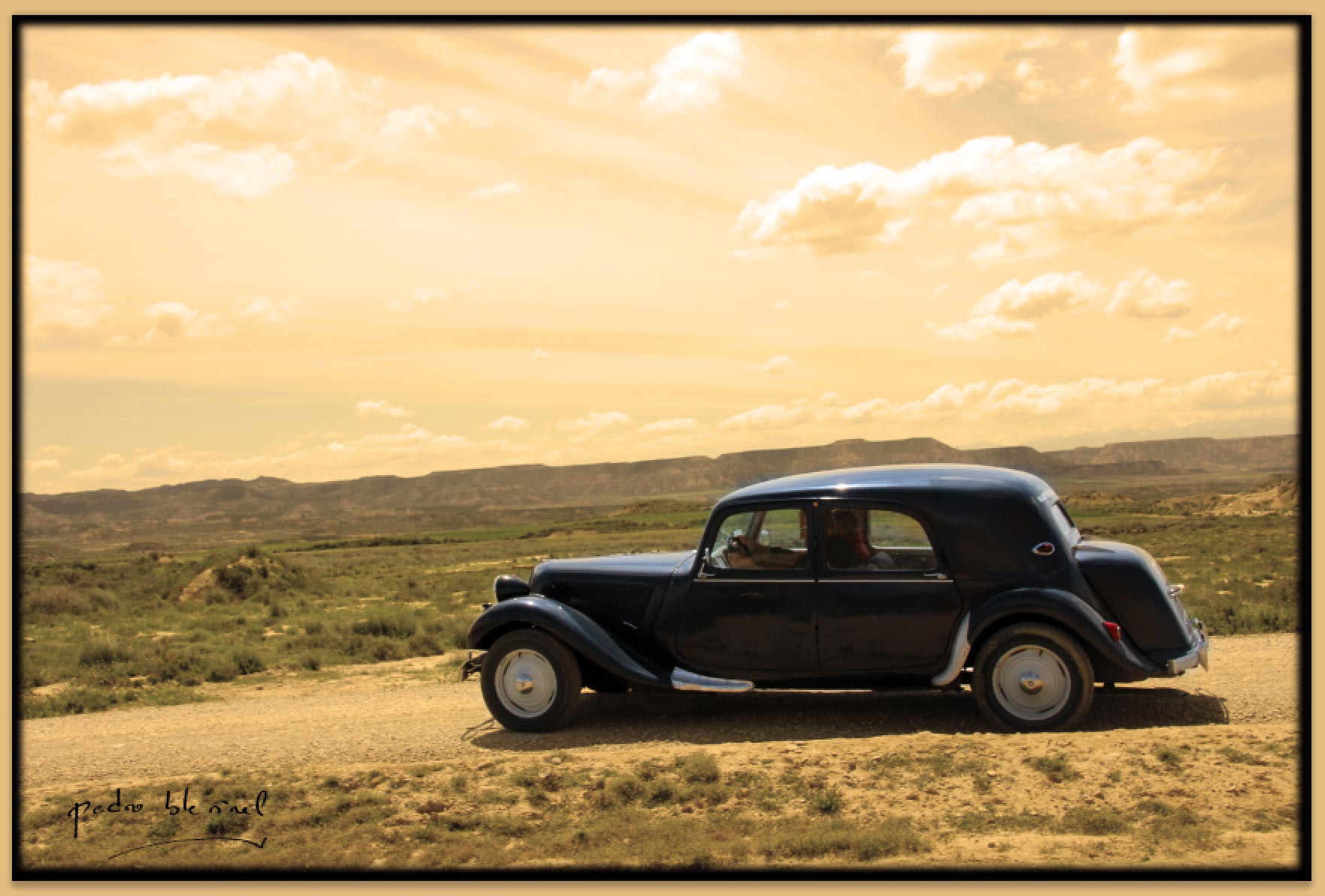 traction d'avant dans paysage actuel